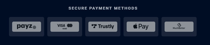 Current VBET UK cashier screen showing available deposit methods